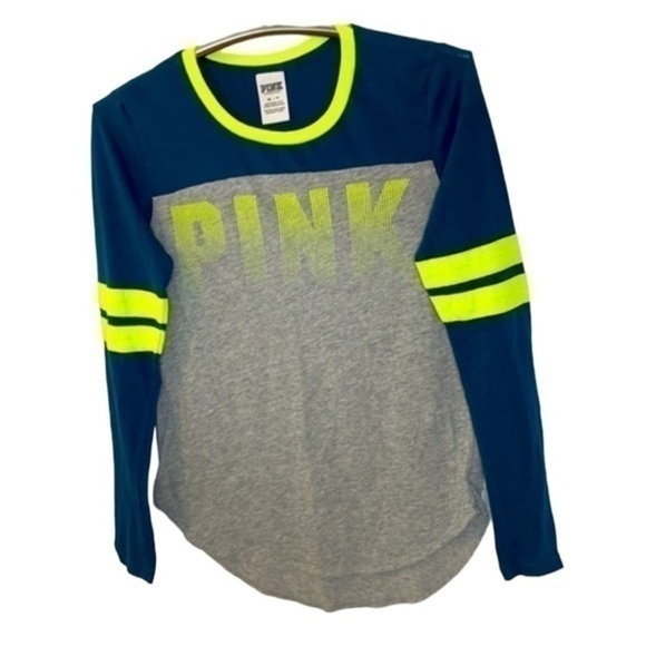 PINK VICTORIA’S SECRET | Women’s Multi Colored Long Sleeve Shirt Size XSm - Picture 1 of 7